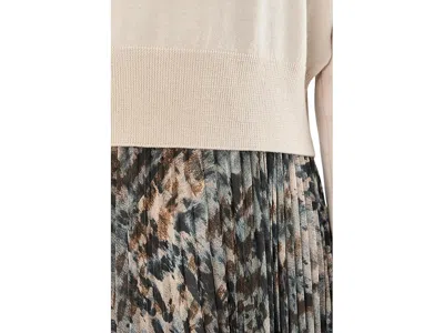 Allsaints Anni 2-in-1 Sweater Dress In Pink