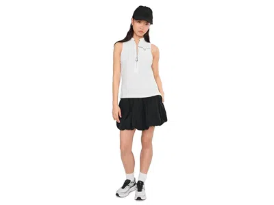 Jamie Sadock Ottoman Solid Mock Turtle Sleeveless In White