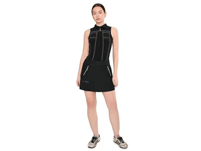 Jamie Sadock Solid Color Sleeveless Top In Black