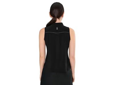 Jamie Sadock Solid Color Sleeveless Top In Black