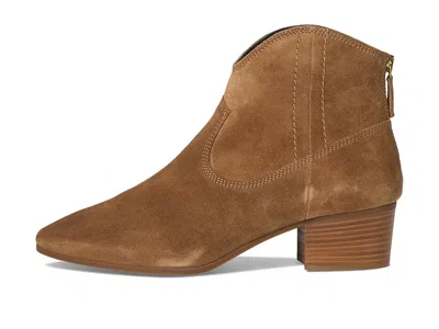 Sas Dylan Back Zip Ankle Bootie In Sand