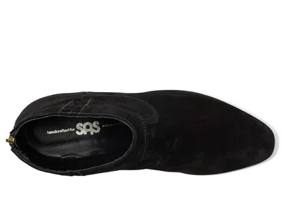 Sas Dylan Back Zip Ankle Bootie In Black