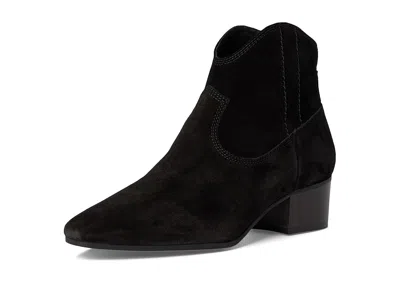 Sas Dylan Back Zip Ankle Bootie In Black