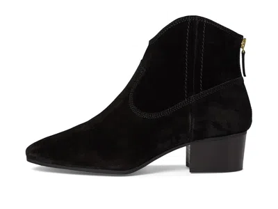 Sas Dylan Back Zip Ankle Bootie In Black