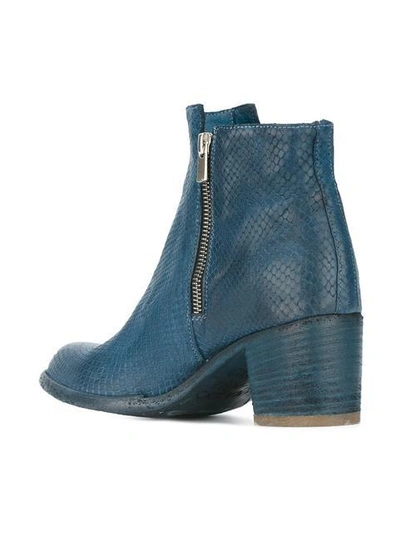 Shop Officine Creative Varda Ankle Boots In Blue