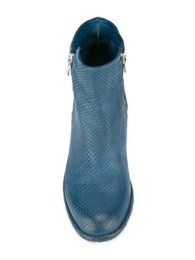 Shop Officine Creative Varda Ankle Boots In Blue