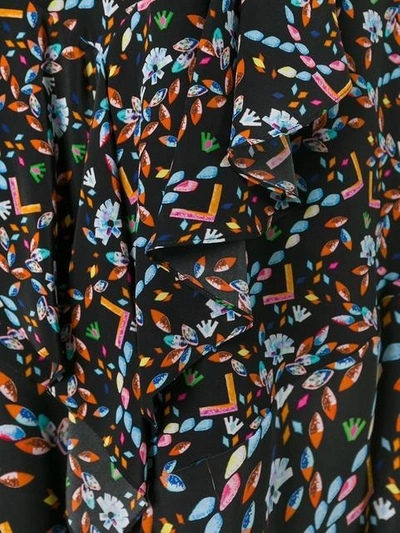 Shop Peter Pilotto Floral Print Ruffled Skirt