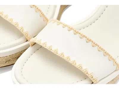 Cole Haan Cloudfeel Asbury Espadrille Wedge Sandals In White