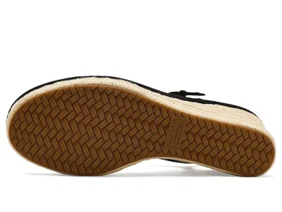 Cole Haan Cloudfeel Asbury Espadrille Wedge Sandals In Black