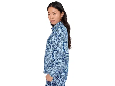 Lilly Pulitzer Upf 50+ Eleni Pullover In Blue