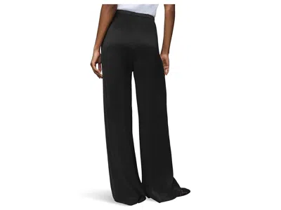 Splendid Serena Satin Pull-on Pants In Black