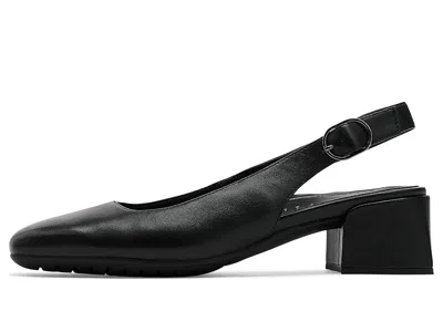 Vionic Reyes Block Heel Slingback Pump In Black