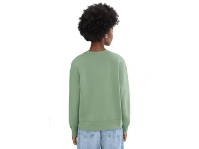 L.l.bean Essential Logo Crew Sweatshirt In Green
