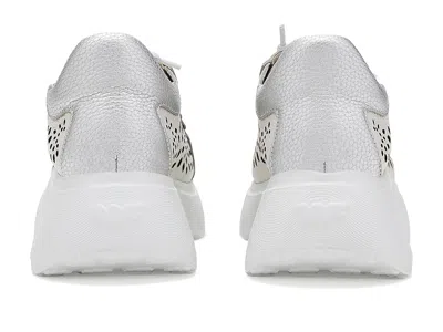 Wonders Perforated Leather Sneaker In White