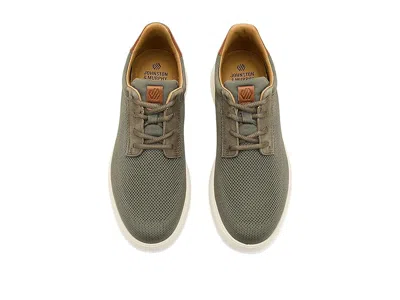 Johnston & Murphy Ackerson Knit Plain Toe Sneaker In Green