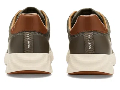 Johnston & Murphy Ackerson Knit Plain Toe Sneaker In Green