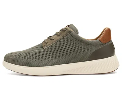 Johnston & Murphy Ackerson Knit Plain Toe Sneaker In Green