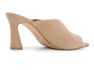 Vince Camuto Galeni Peep Toe High Heel Mules In Neutral