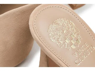 Vince Camuto Galeni Peep Toe High Heel Mules In Neutral