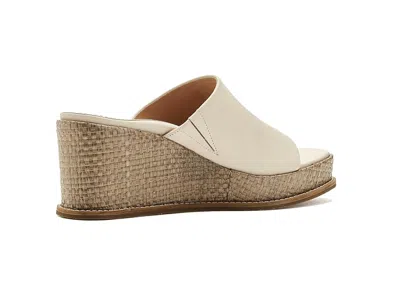 Johnston & Murphy Mallory Platform Wedge Slide Sandal In Neutral