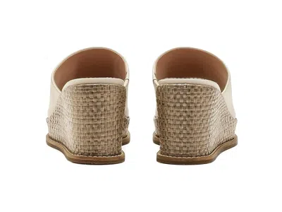 Johnston & Murphy Mallory Platform Wedge Slide Sandal In Neutral