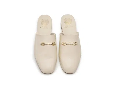 Vince Camuto Macassie Slip-on Flat Mule In White