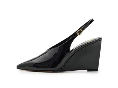 Vince Camuto Meristi Slingback Pointed Toe Wedge Pump In Multi