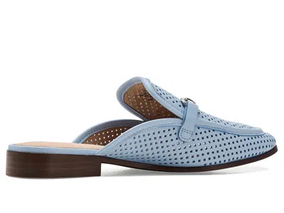 Johnston & Murphy Ali Perfed Bit Mule In Blue