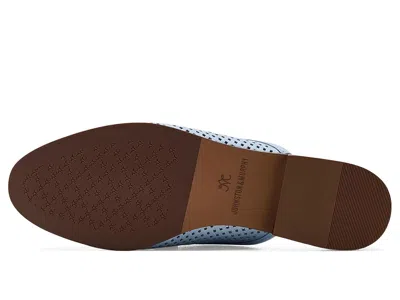 Johnston & Murphy Ali Perfed Bit Mule In Blue