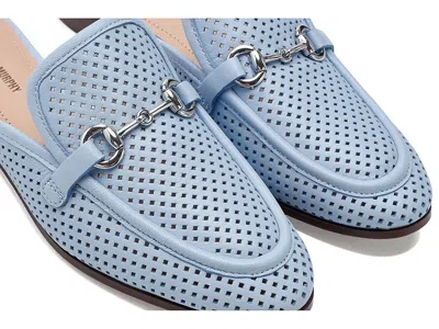Johnston & Murphy Ali Perfed Bit Mule In Blue