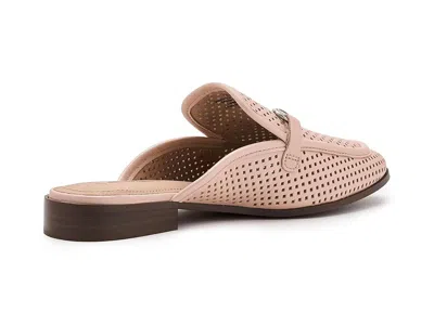Johnston & Murphy Ali Perforated Bit Mule In Pink