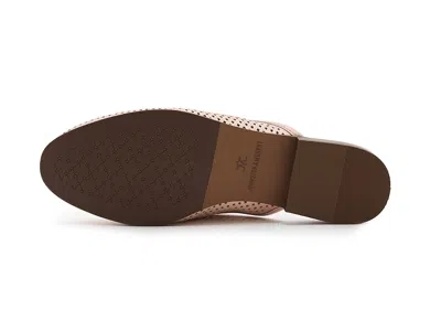 Johnston & Murphy Ali Perforated Bit Mule In Pink