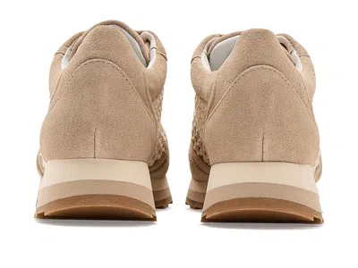 Johnston & Murphy Piper Knit Panel Sneaker In Neutral
