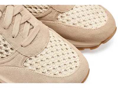 Johnston & Murphy Piper Knit Panel Sneaker In Neutral
