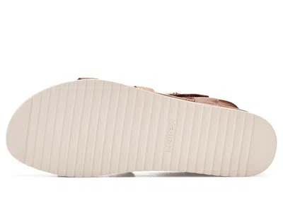 Aetrex Aria Adjustable Platform Sandals In Sand