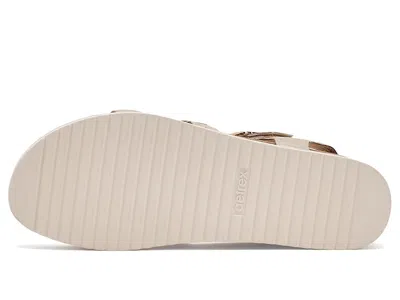 Aetrex Aria Adjustable Platform Sandals In Neutral