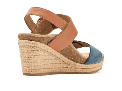 Aetrex Ashley Adjustable Wedge Sandals In Multi