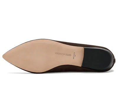Veronica Beard Bancroft Pointed Toe Flat In Brown