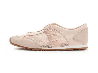 Circus Ny By Sam Edelman Nara Mesh Bow Elastic Strap Sneakers In Pink