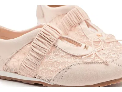 Circus Ny By Sam Edelman Nara Mesh Bow Elastic Strap Sneakers In Pink