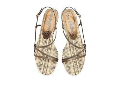 Sam Edelman Cora Slingback Kitten Heel Sandal In Animal Print