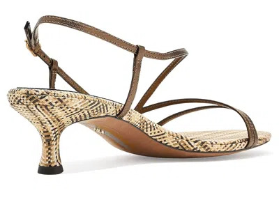 Sam Edelman Cora Slingback Kitten Heel Sandal In Animal Print