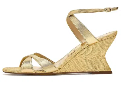Sam Edelman Davi Ankle Strap Wedge Sandal In Multi