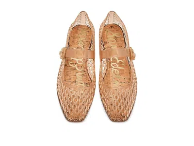 Sam Edelman Michaela Jelly Flats Transparent Brown In Brown