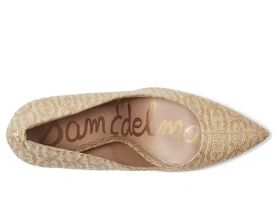 Sam Edelman Hazel Raffia Pointed Toe Pump In Brown