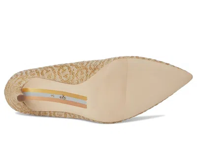 Sam Edelman Hazel Raffia Pointed Toe Pump In Brown