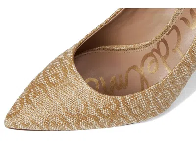 Sam Edelman Hazel Raffia Pointed Toe Pump In Brown
