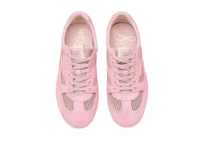 Sam Edelman Tobi Mesh Court Sneakers In Pink