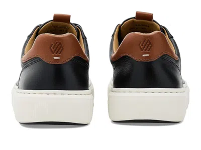 Johnston & Murphy Anders Perforated Sneaker In Black