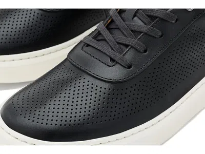 Johnston & Murphy Anders Perforated Sneaker In Black